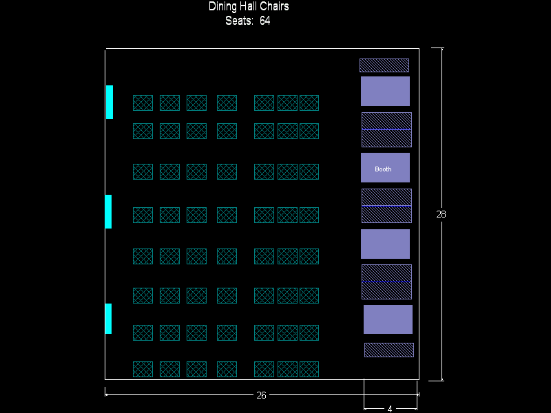 Drawing here seats only 56 at a meeting